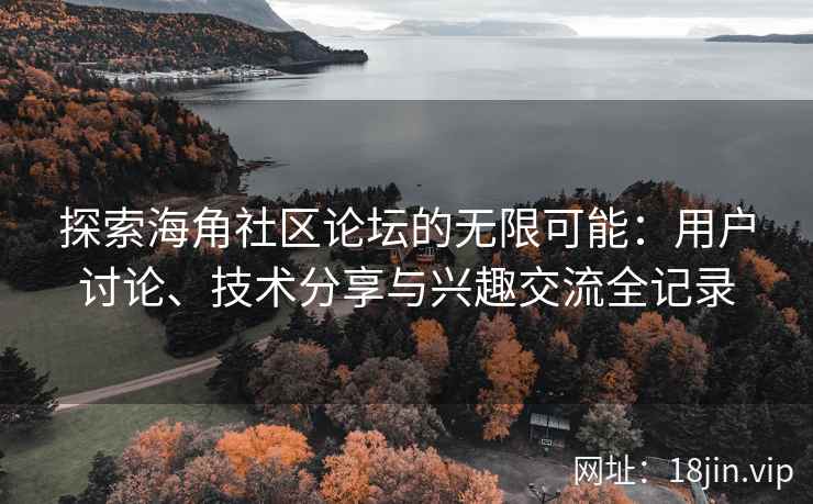 探索海角社区论坛的无限可能：用户讨论、技术分享与兴趣交流全记录