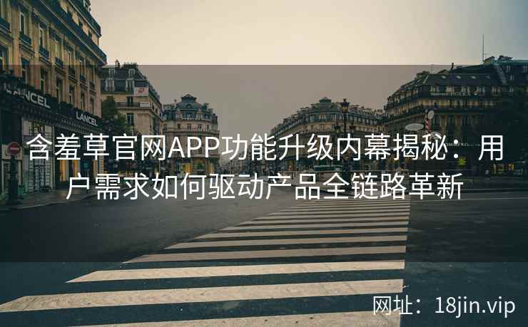 含羞草官网APP功能升级内幕揭秘:用户需求如何驱动产品全链路革新 含羞草官网APP功能升级内幕揭秘:用户需求如何驱动产品全链路革新