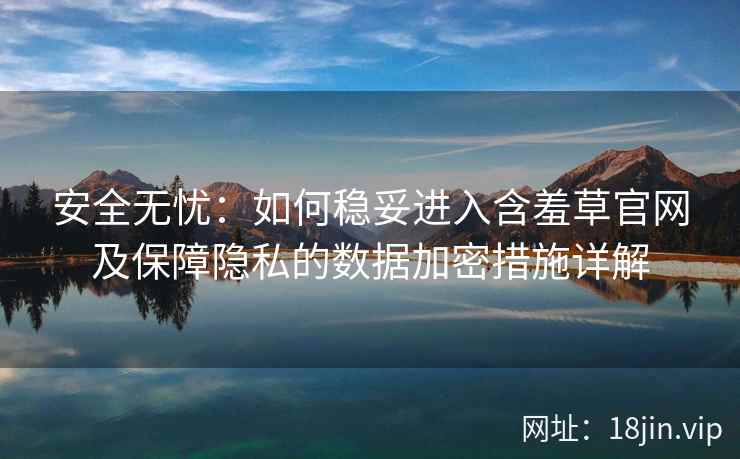 安全无忧:如何稳妥进入含羞草官网及保障隐私的数据加密措施详解 安全无忧:如何稳妥进入含羞草官网及保障隐私的数据加密措施详解